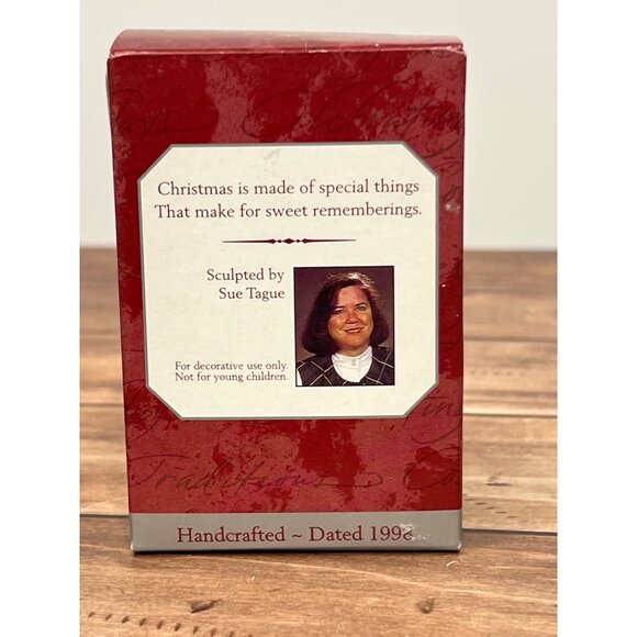 1998 HALLMARK KEEPSAKE ORNAMENT QX6876 SWEET REMEMBERINGS CANDY CANE LITTLE GIRL - Picture 3 of 8